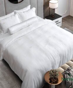 Bộ chăn ga Nature Home Tencel Cotton Chuồn Chuồn Trắng 2023