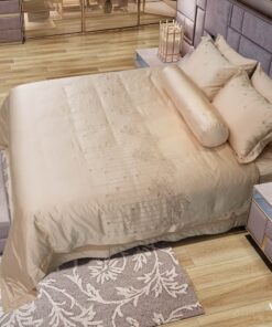 Bộ chăn ga Austin Horn Cotton Luxury Red Crystal