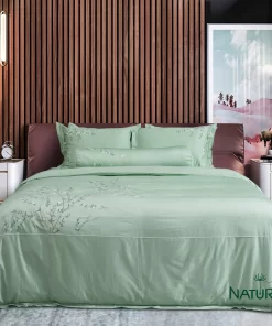 Bộ chăn ga Nature Home Cotton Tuyết Mai