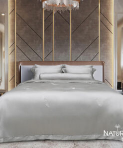 Bộ chăn ga Nature Home Tencel Cotton Bohemian Ghi