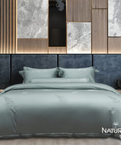 Bộ chăn ga Nature Home Tencel Cotton Dương Xỉ Xanh
